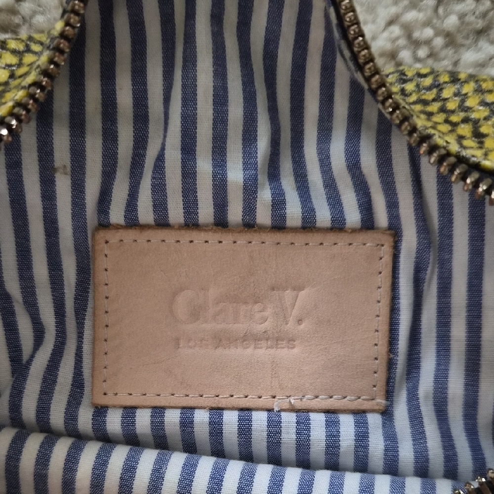 Clare V Yellow Snake Bag - Picture 6 of 6